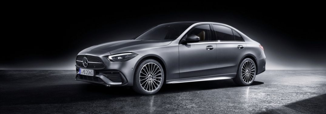 Side view of a 2022 Mercedes-Benz C-Class