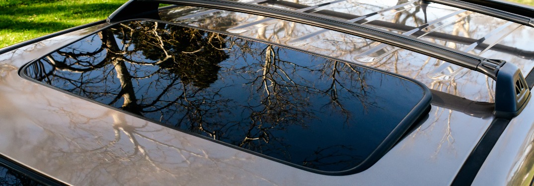car with traditional moonroof