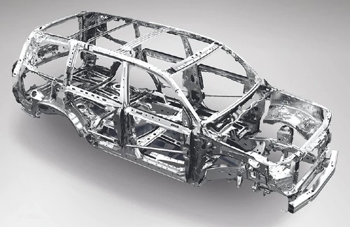 unibody frame of suv