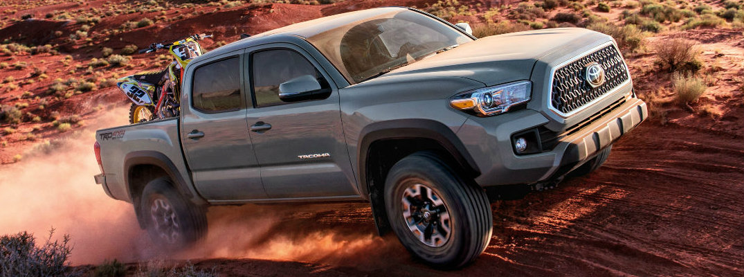 2018 Toyota Tacoma in the desert