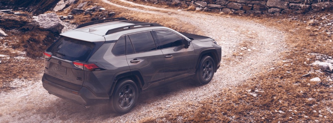 2020 Toyota RAV4 TRD Off-Road driving fast