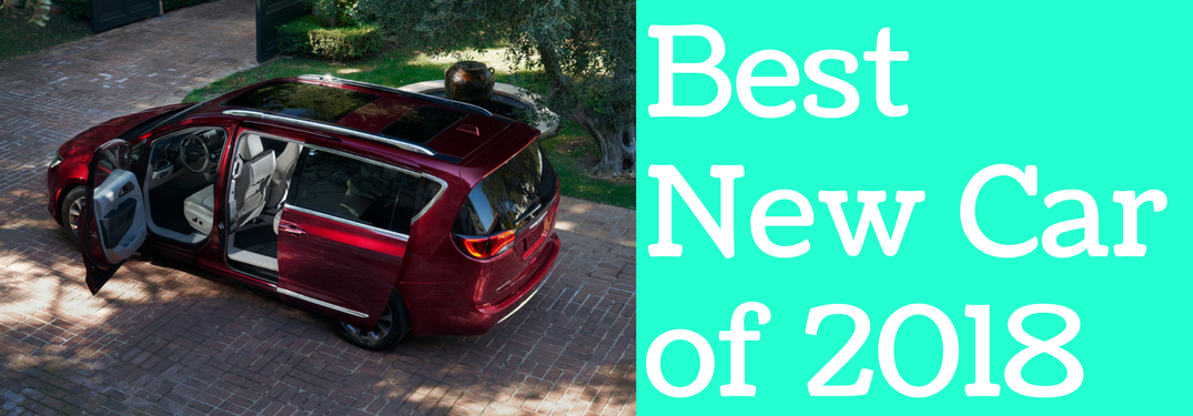 Chrysler Pacifica next to Best New Car of 2018