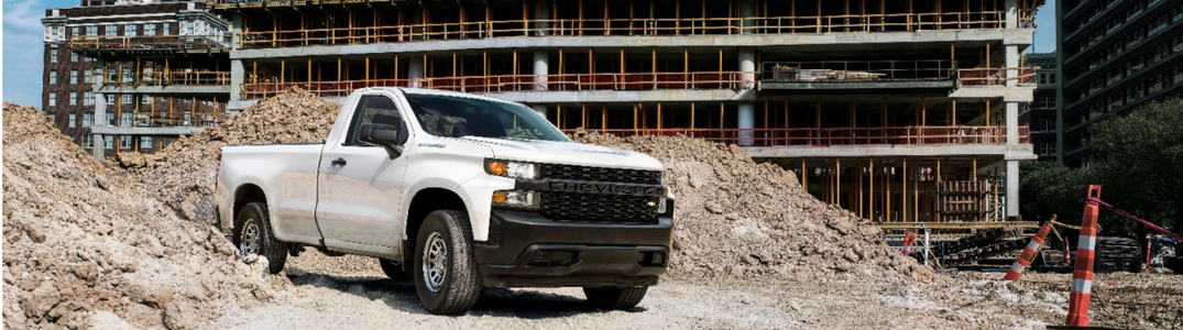 2019 Chevy Silverado Work Truck at job site