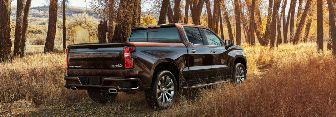 2019 Chevy Silverado High Country rear view