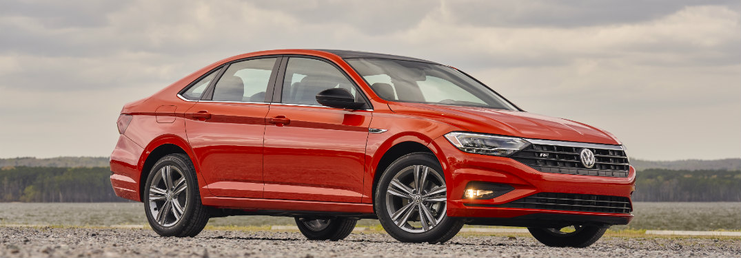 2019 Volkswagen Jetta driving in the country