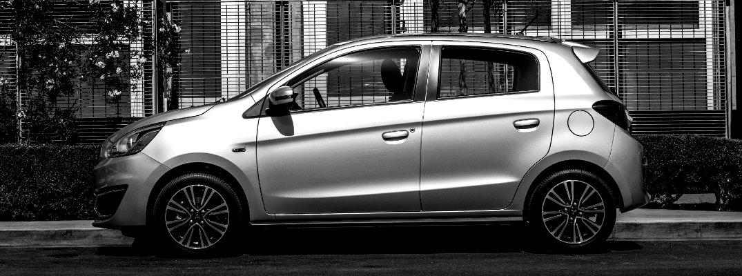 Side profile of the 2018 Mitsubishi Mirage