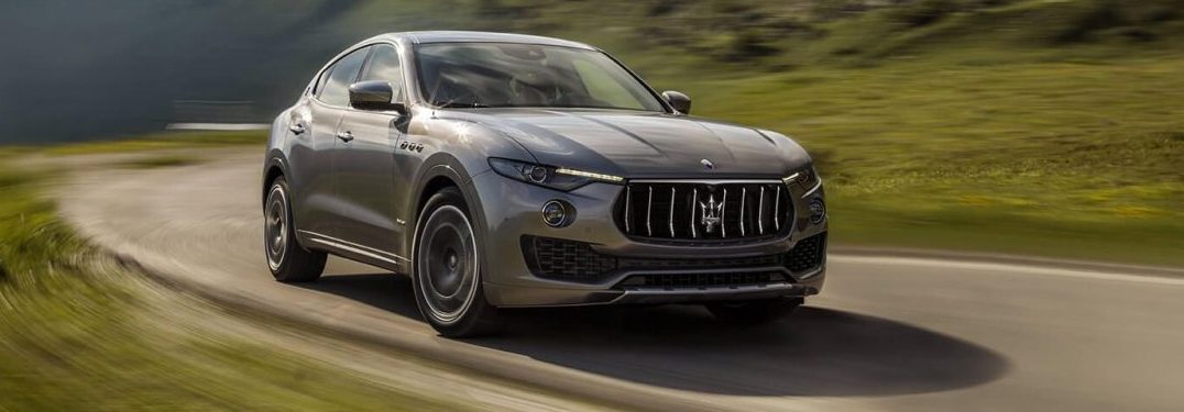 2018 Maserati Levante S driving in the country