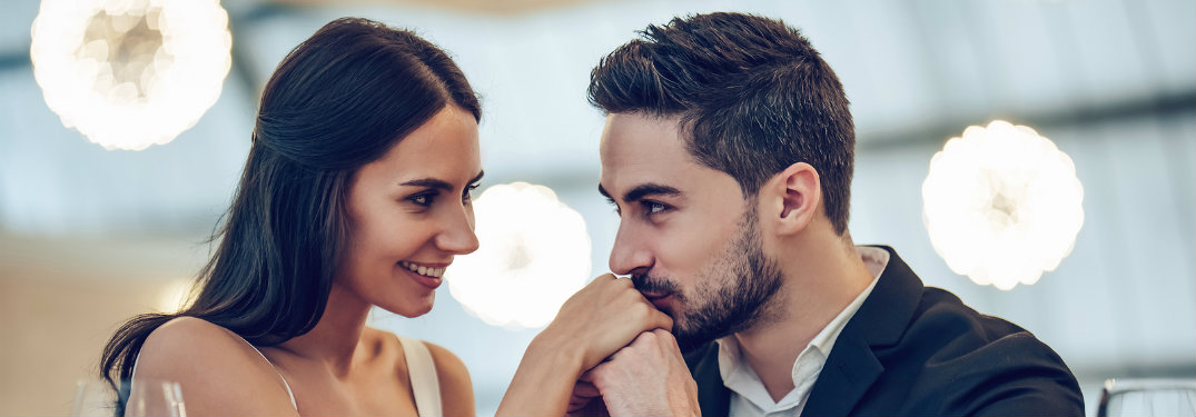 couple at fancy dinner