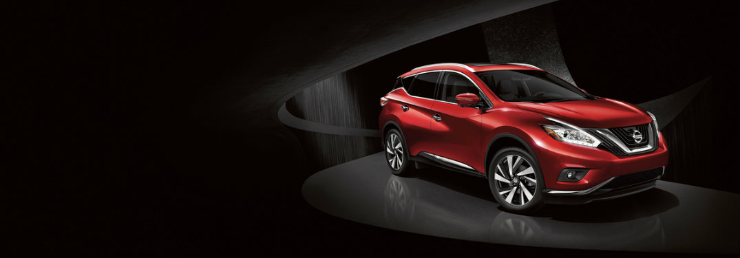 red nissan murano in shadows