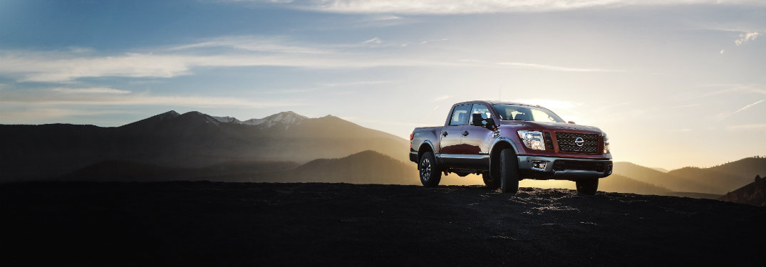 nissan titan alone in desert