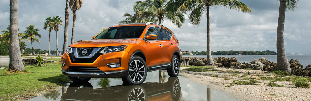 2018 Nissan Rogue parked near tropics