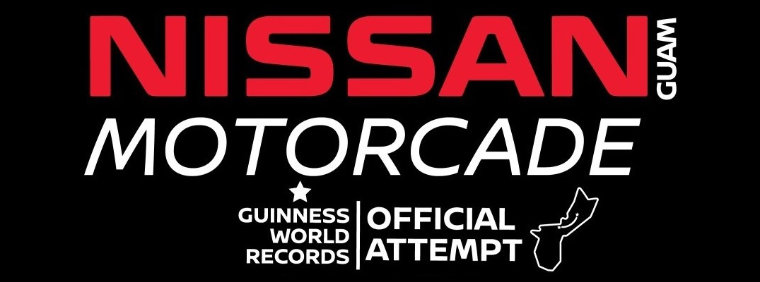 Nissan Guam Motorcade World Record Attempt banner