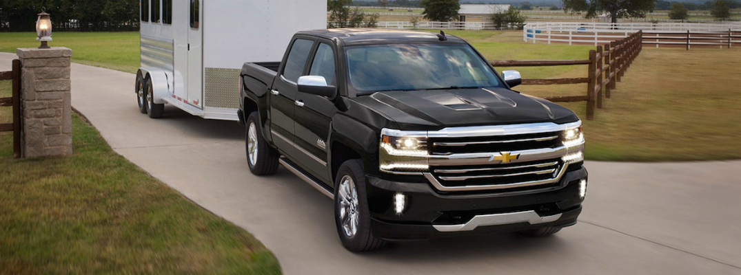 2018 Silverado 1500 Towing a Large Trailer