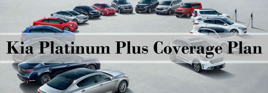 Kia Platinum Plus Coverage Plan on image of new Kia lineup