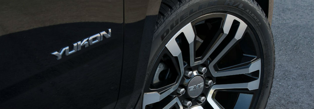 2019 GMC Yukon Graphite edition partial wheel