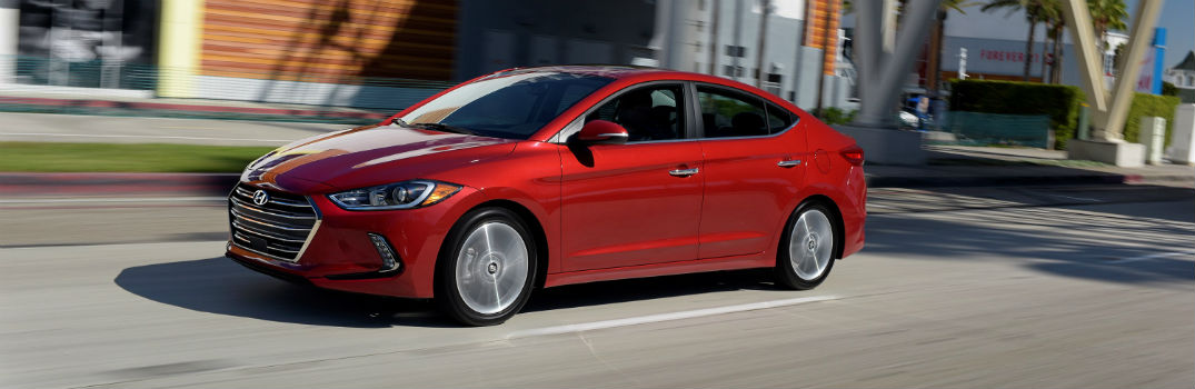 2018 Hyundai Elantra Sedan Exterior Driver Side Front Profile Red