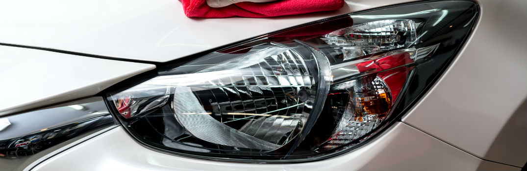 Headlight Being Restored