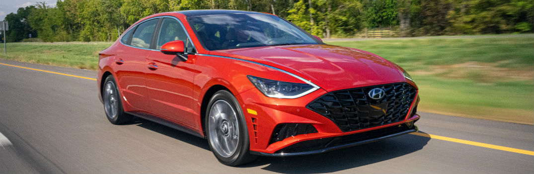 2020 Hyundai Sonata Exterior Passenger Side Front Profile