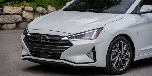 Closeup of 2020 Hyundai Elantra