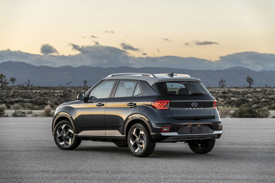 2020 Hyundai Venue Exterior Driver Side Rear Profile