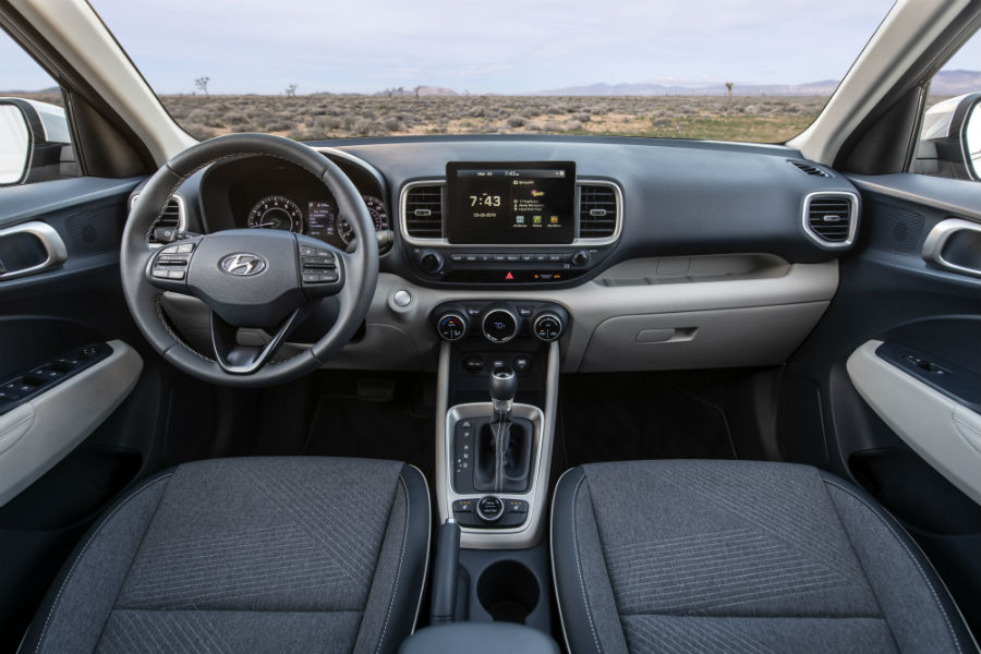 2020 Hyundai Venue Interior Cabin Dashboard