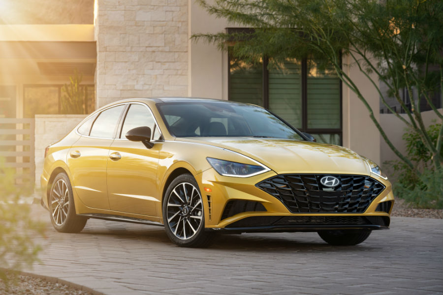 2020 Hyundai Sonata Exterior Passenger Side Front Profile