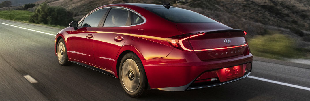 2020 Hyundai Sonata Hybrid Exterior Driver Side Rear Profile