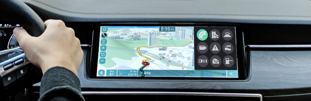 South Korean Hyundai Vehicle Display Audio Screen