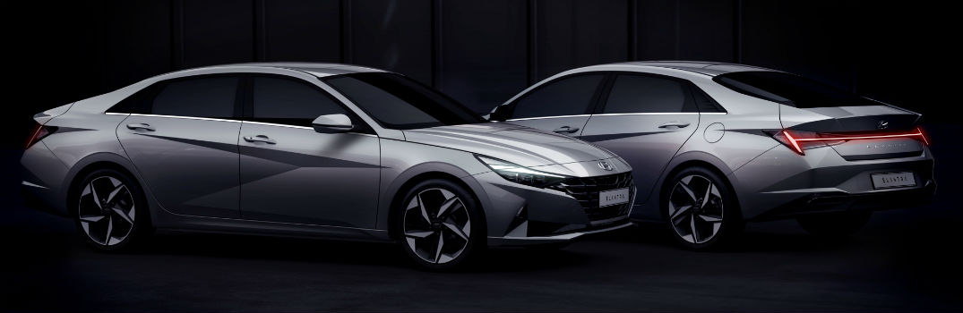 2021 Hyundai Elantra Exterior Passenger Side Front Driver Rear Profiles