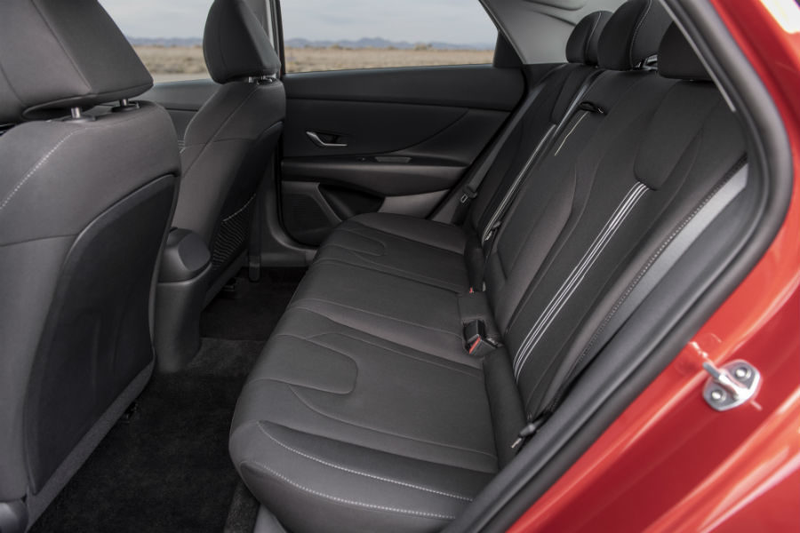 2021 Hyundai Elantra Interior Cabin Rear Seating
