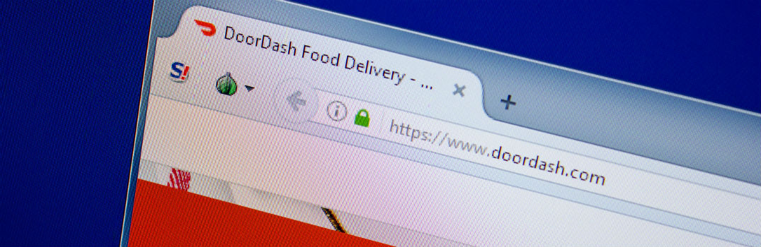DoorDash Browser Window