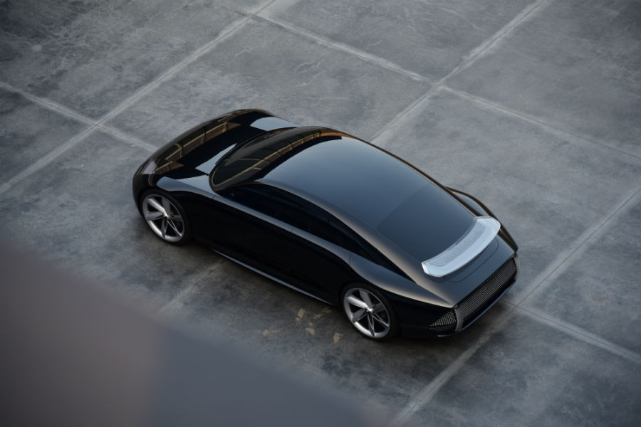 Hyundai Prophecy Concept EV Exterior Driver Side Rear Aerial