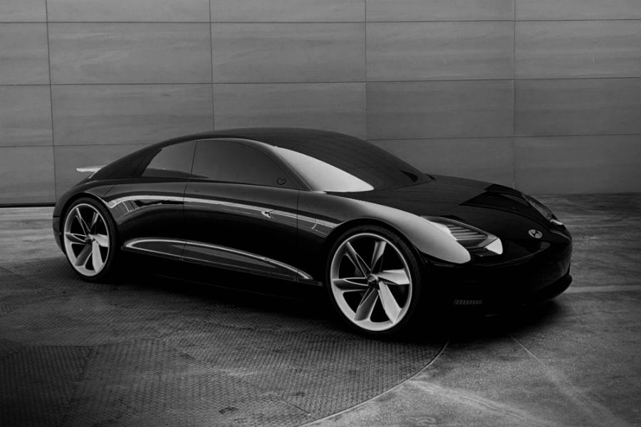 Hyundai Prophecy Concept EV Exterior Passenger Side Front Profile