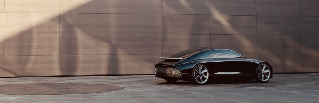 Hyundai Prophecy Concept EV Exterior Passenger Side Rear Profile