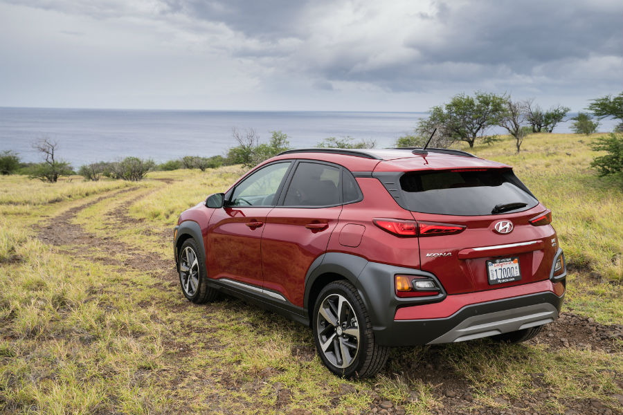 2020 Hyundai Kona Exterior Driver Side Rear Profile