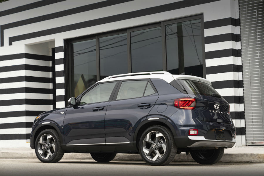 2020 Hyundai Venue Exterior Driver Side Rear Profile