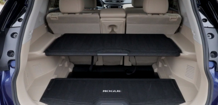 cargo barriers in a nissan crossover