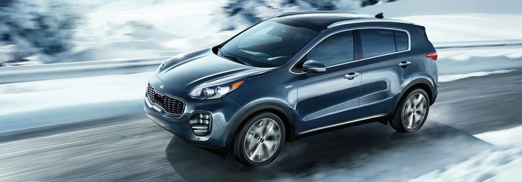 2018 kia sportage driving in winter