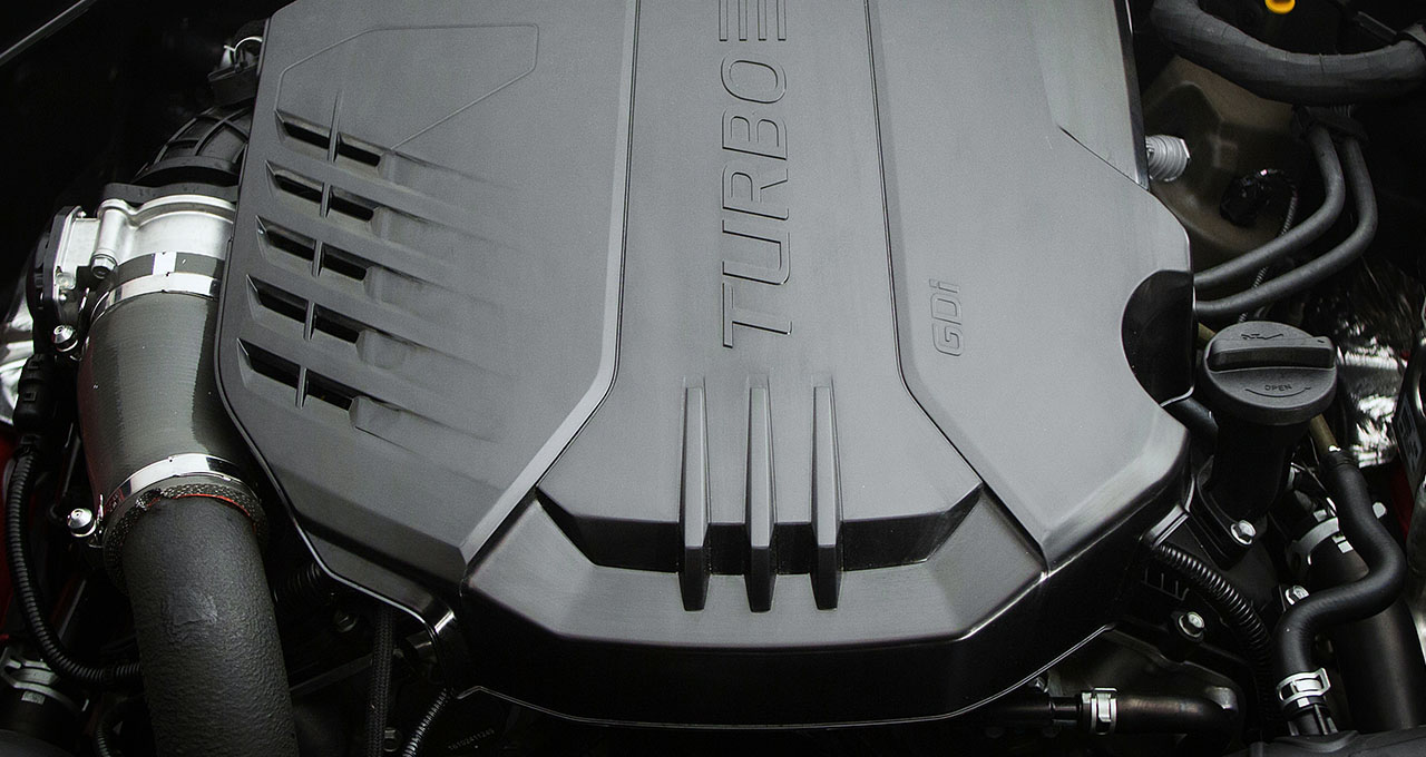 2018 Kia Stinger Engine closeup