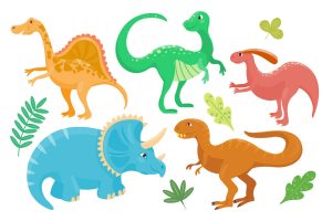 various-cartoon-dinosaurs