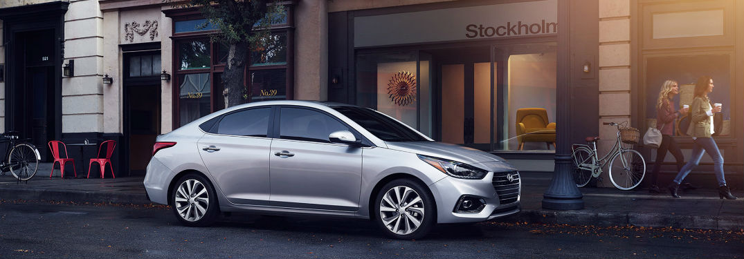 2018 Hyundai Accent parked on road