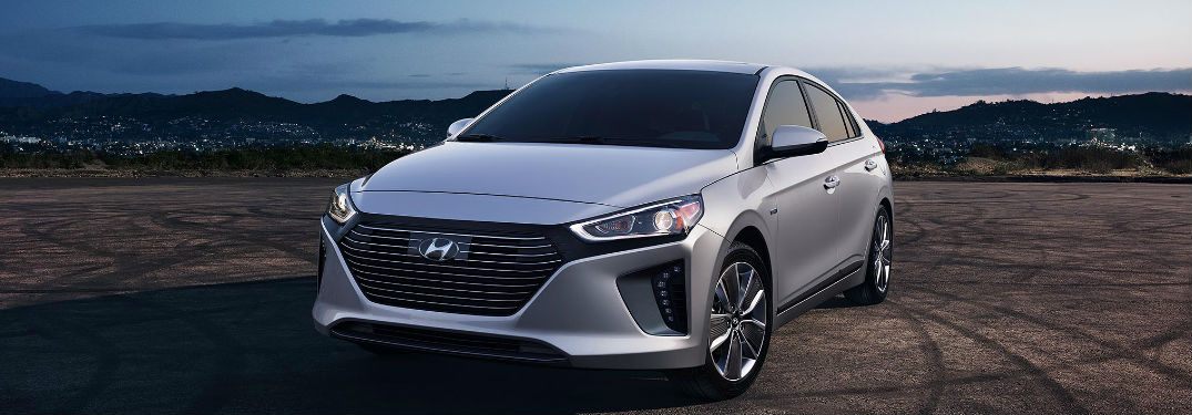 2018 Hyundai Ioniq parked showing front and side profile