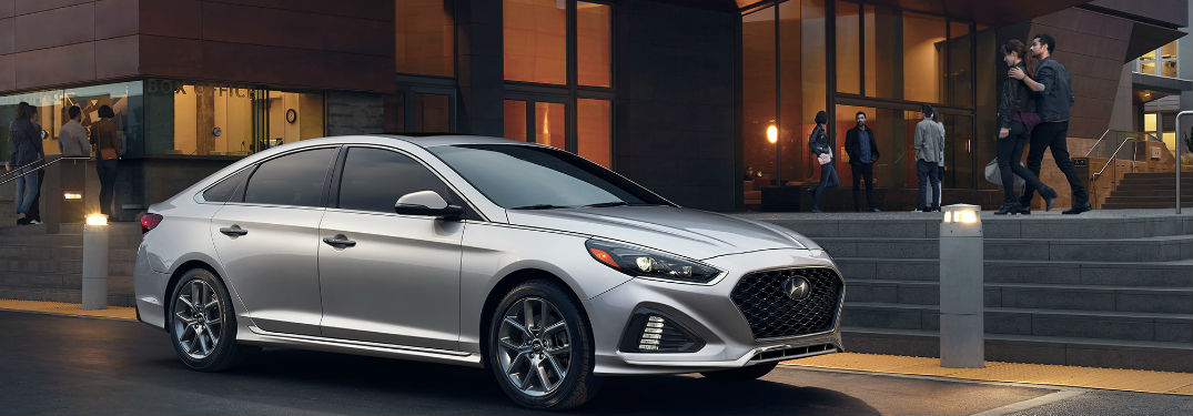 2018 Hyundai Sonata parked on road
