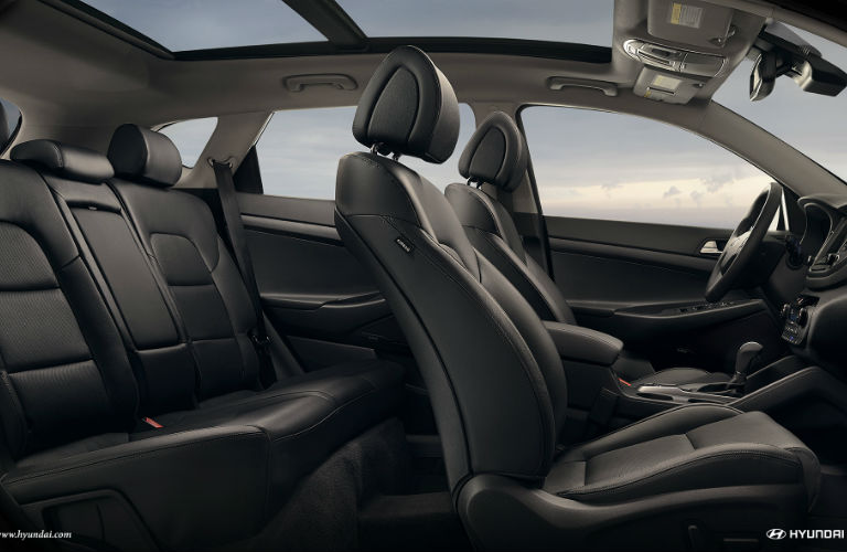 2018 Hyundai Tuscon Interior Passenger Space Coastal 2018 Hyundai Tuscon Passenger Seats