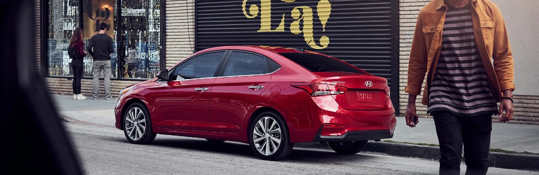 red 2020 Hyundai Accent