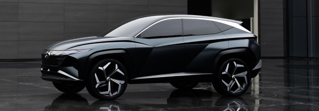 Front driver angle of the Hyundai Vision T concept