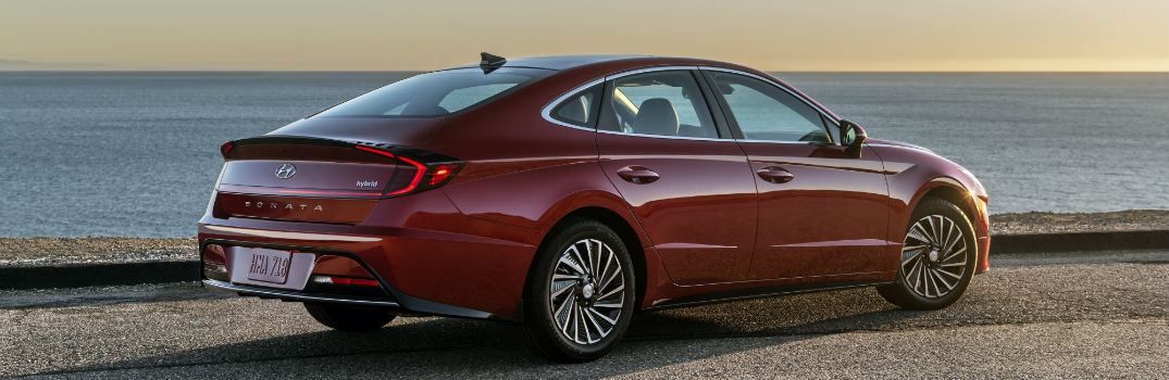 2020 Hyundai Sonata Hybrid Exterior Passenger Side Rear Profile