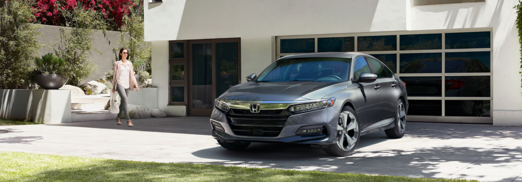 2018 honda accord parked in driveway