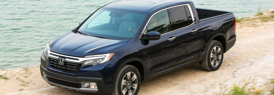 2019 honda ridgeline driving by water