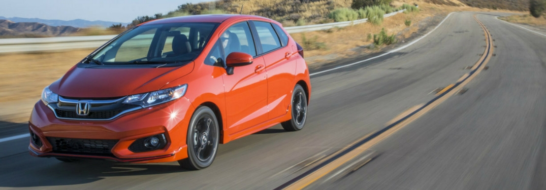 2019 honda fit driving on highway